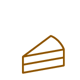 Menü-Icon Tortenstück